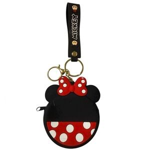 Disney Minnie Mouse Coin Purse Keychain / Bag Charm